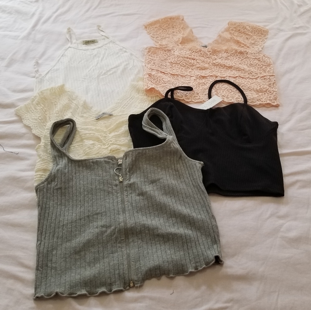 Bundle of crop tops